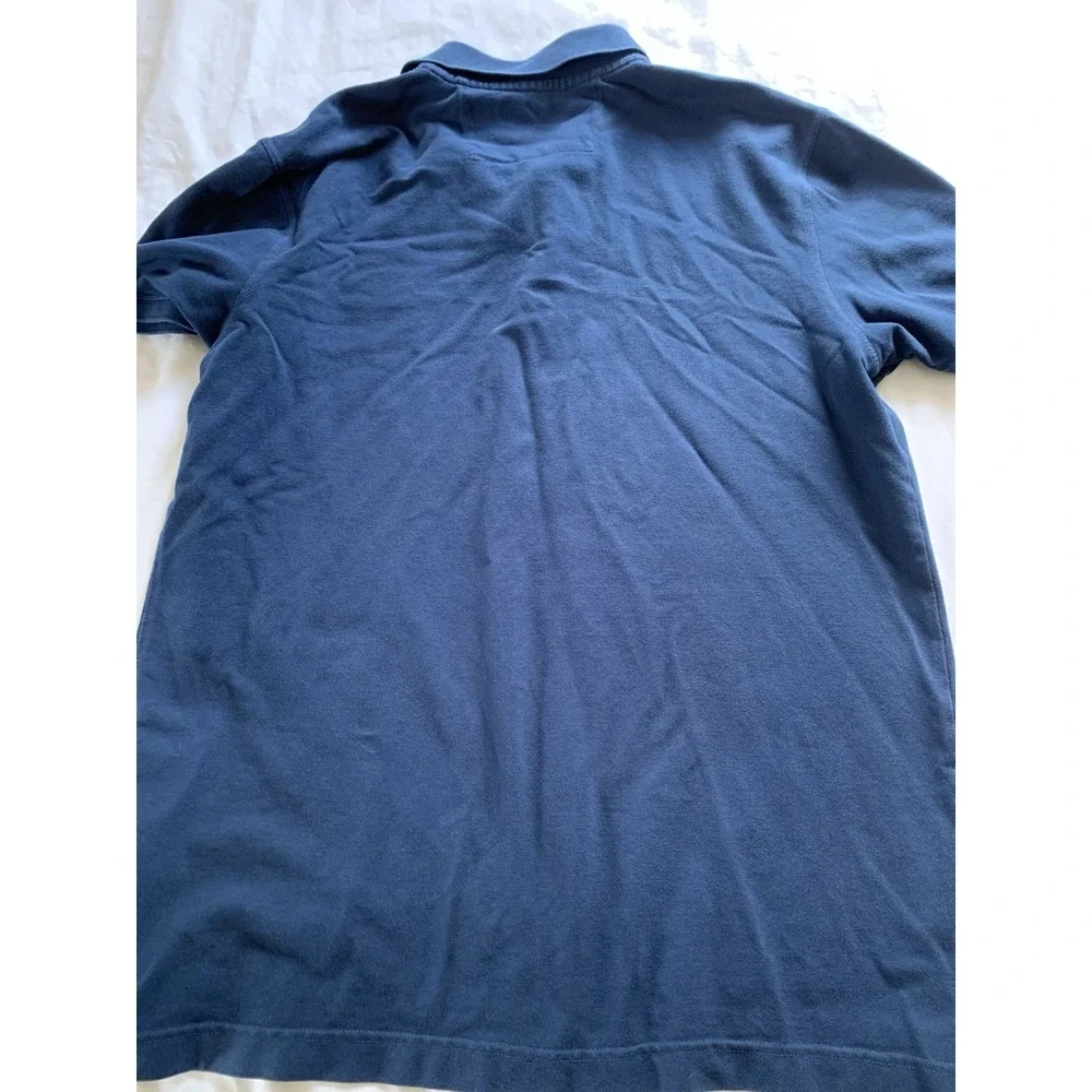 Banana Republic Polo Short Sleeve Shirt Men Large Blue